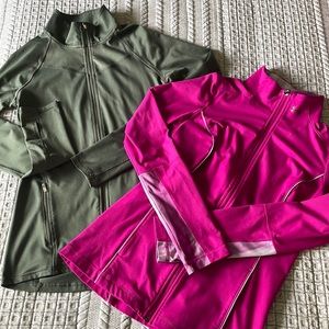 Pack of Champion zip up athletic jackets